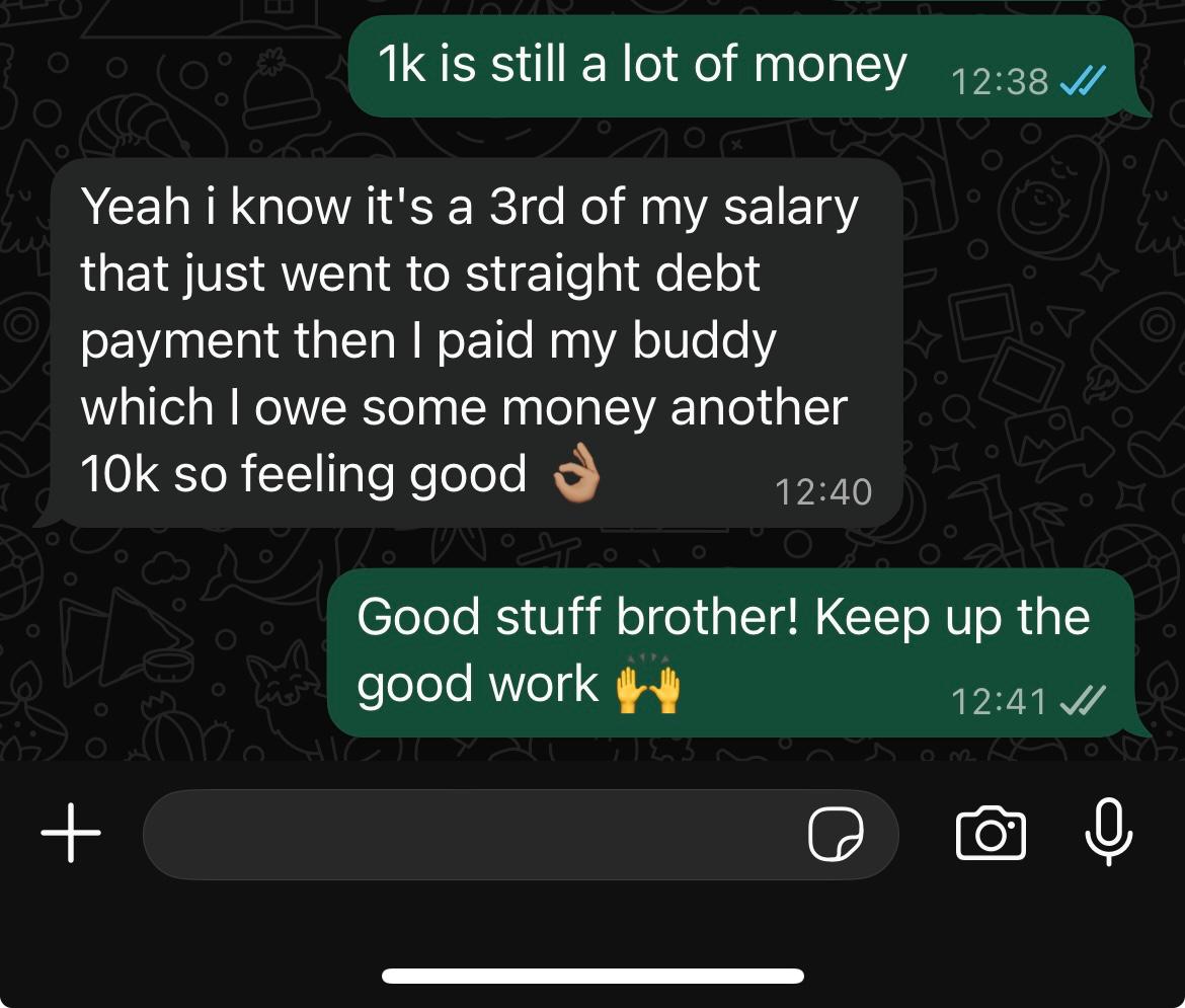 Testimonial from Client 1